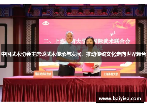 中国武术协会主席谈武术传承与发展，推动传统文化走向世界舞台